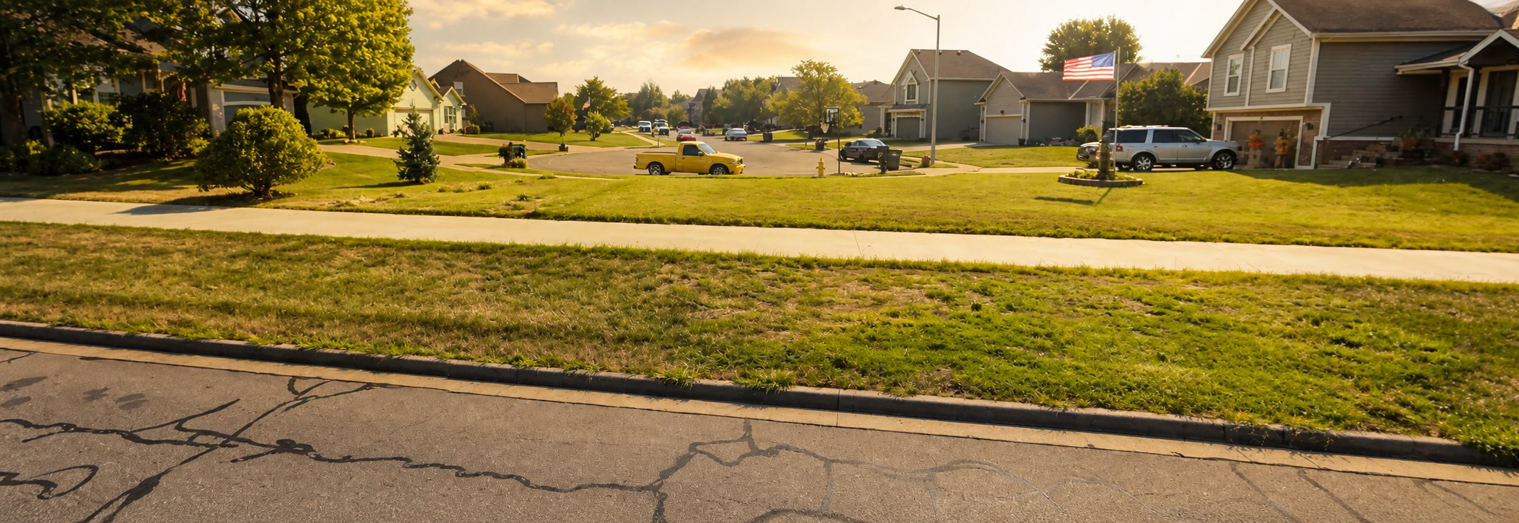 Enhanced view of Tract B: Cherry Hills Circle Cul-de-sac