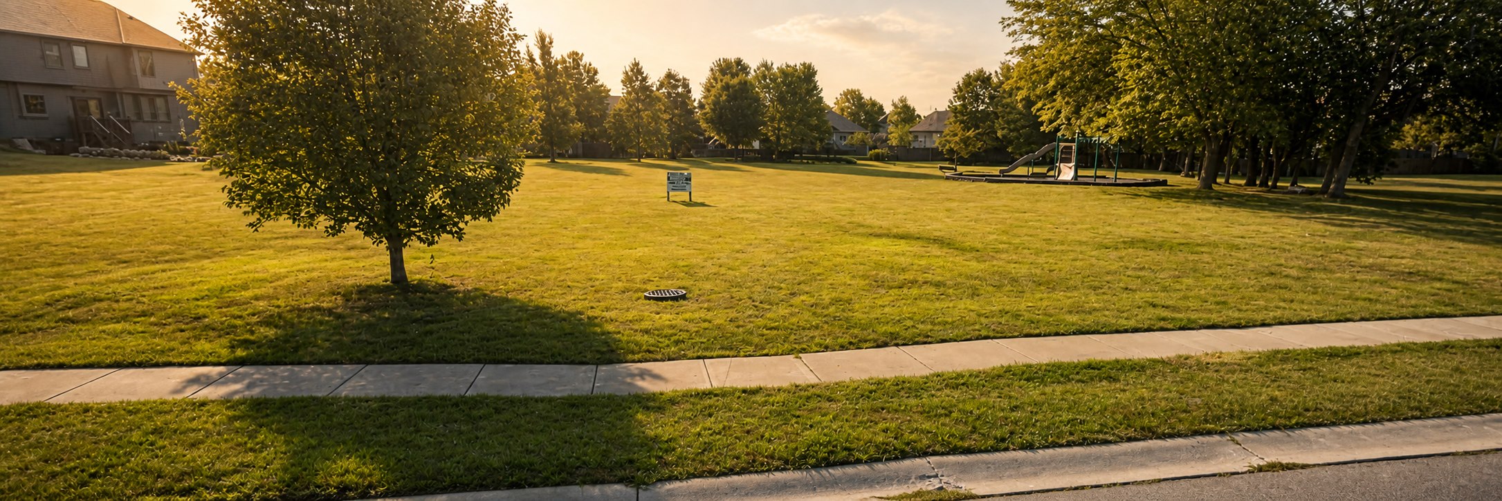 Enhanced view of Tract D: Park, Playground & Pond