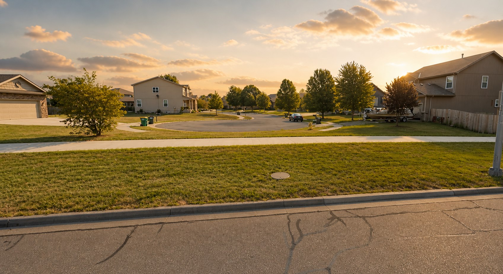 Enhanced view of Tract G: Elm Street Cul-de-sac